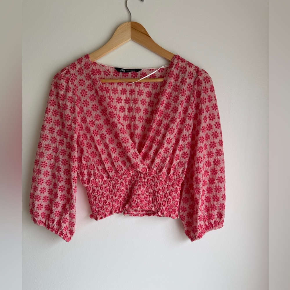 Floral Pink Zara Top